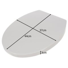 Ruhhy 24547 pomaly sa zatvárajúce záchodové sedadlo