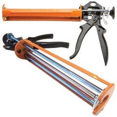 Pistolet do wytłaczania PROFI - 240 mm z 3 tłokami pchającymi