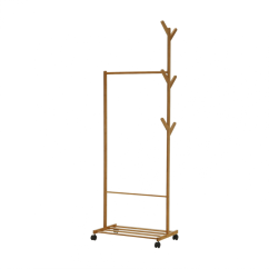 Mobiler Kleiderbügel, Bambus, Breite 60 cm, VIKIR TYP 1