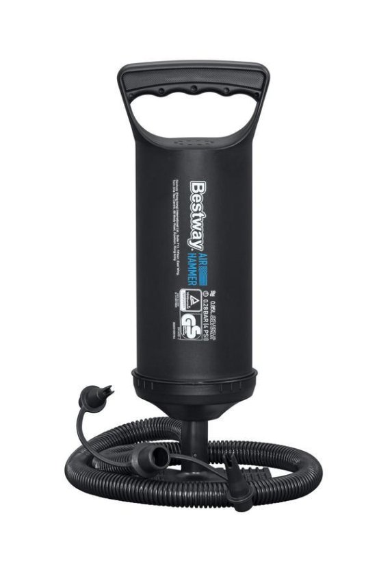 Bestway® 62002 AIR HAMMER™ Pumpe, 3x Adapter, fußbetrieben, für Aufblasartikel, Pools und Bälle (akce)