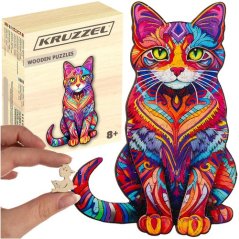 Drevené puzzle - Kruzzel 22878 puzzle (akce)