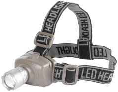 Latarka czołowa Strend Pro Headlight H833, 2W CREE, 3xAAA, Zoom, ultralekka