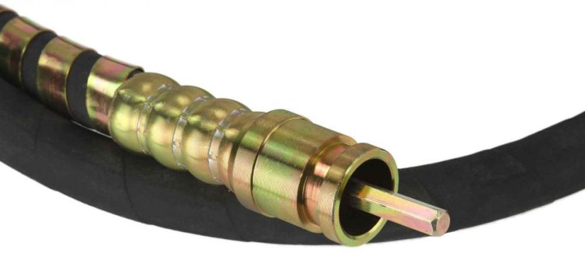 Schlauch für Betonrüttler M79494, Länge 4 m, Durchmesser 38 mm, Schnellverschluss, MAR-POL