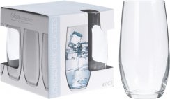 Wasserglas 360 ml Klarglas, 4er-Set