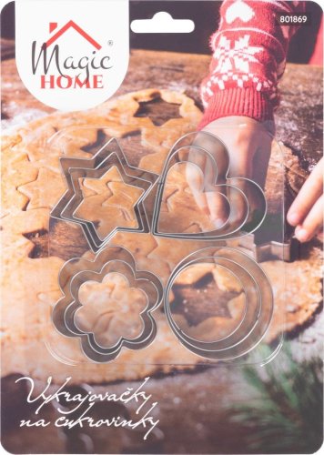 MagicHome Ausstecher, zum Backen, Form, 12 Stk
