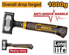 Kalapács / kalapácsfej 1000 g ANTI-SHOCK INGCO Industrial