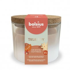 Bolsius gyertya True Joy Oriental Softness, illatosított, 75/80 mm, üvegben