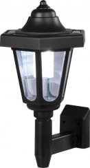 Strend Pro Fali lámpa, napelemes, 1x LED, falra/kerítésre, 16,5x16,5x30 cm