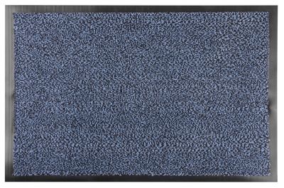 Covoraș MagicHome CPM 305, în fața ușii, 40x60 cm, negru/albastru