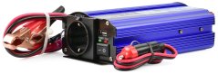 Měnič napětí, vstup 12V/výstup 230V, trvalý výkon 300W/nárazový výkon 600W, GEKO