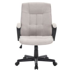 Bürostuhl, hellgrau/schwarz, LANDIS