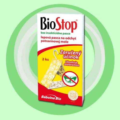 Fänger-Klebefalle für Lebensmittelmotten 2 Stück/Packung BIOSTOP KLC