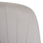 Designer-Sessel, beige Samtstoff, AURIL