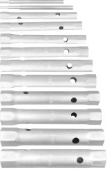 Strend Pro ključ 6x7-30x32 mm trobentast obojestranski Zn 12 kom.