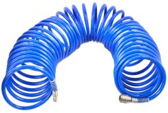 Wąż spiralny z szybkozłączkami STOP PU 8/12mm 10 m, GEKO