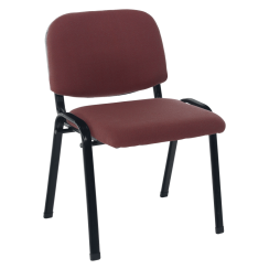 Kancelárska stolička, červenohnedá, ISO 2 NEW