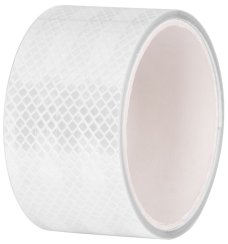 Taśma Strend Pro, odblaskowa, samoprzylepna, bardzo widoczna, biała, 50 mm x 2 m