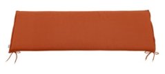 Poduška sedák na lavicu 120x45x4cm oranžová LIFE DOPPLER