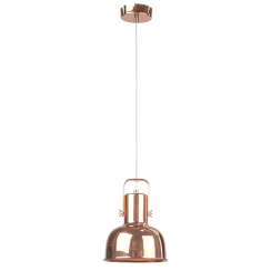 Viseča svetilka v retro stilu, kovina, roza zlato, AVIER TIP 3
