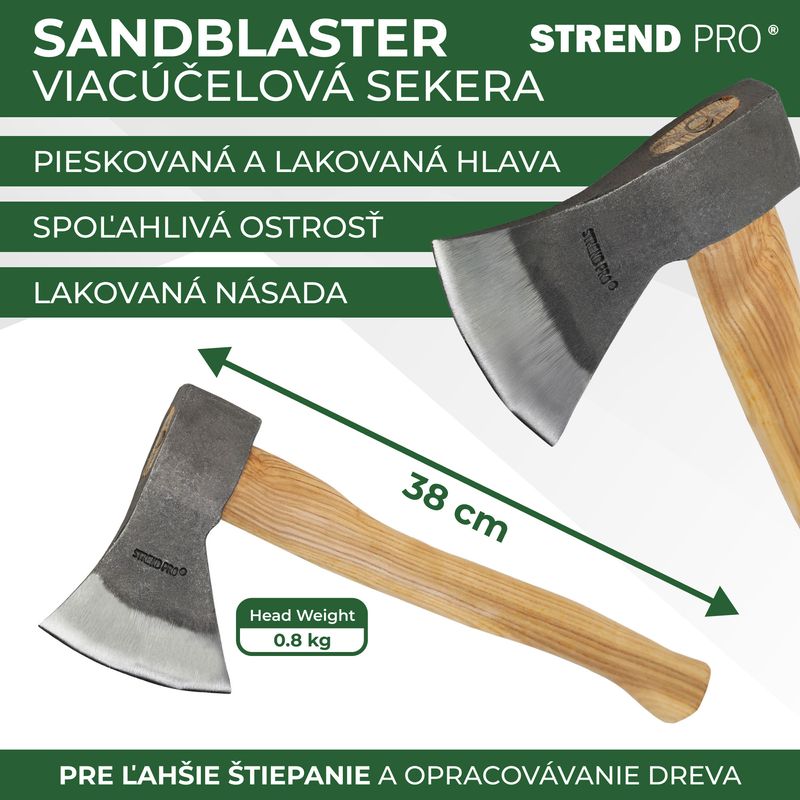 Sekera Strend Pro Sandstrahler A613 0800 g, 380 mm