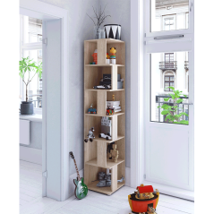 Półka narożna, dąb sonoma, KORIND