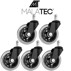 Kotačići za uredske stolice - 5 kom. Malatec 22077