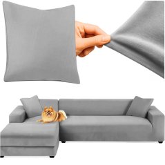 Husă pentru canapea 145-185 cm, gri, Ruhhy 26037 (promoție)