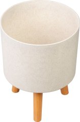 Doniczka Strend Pro, wykończenie białe, 24,5x24,5x31 cm