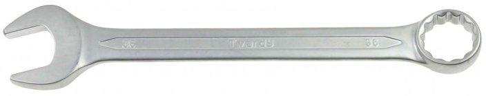 Klíč očkoplochý chrom-vanadium, satinovaný 38 x 38 mm, TVARDY