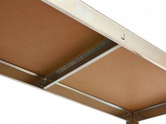Raft metalic cu 5 rafturi din placa MDF 1800 x 900 x 400 mm, capacitate raft 175 kg, GEKO