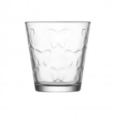 Čaša za vodu 255ml KELEBEK prozirna, staklo, set 6 kom