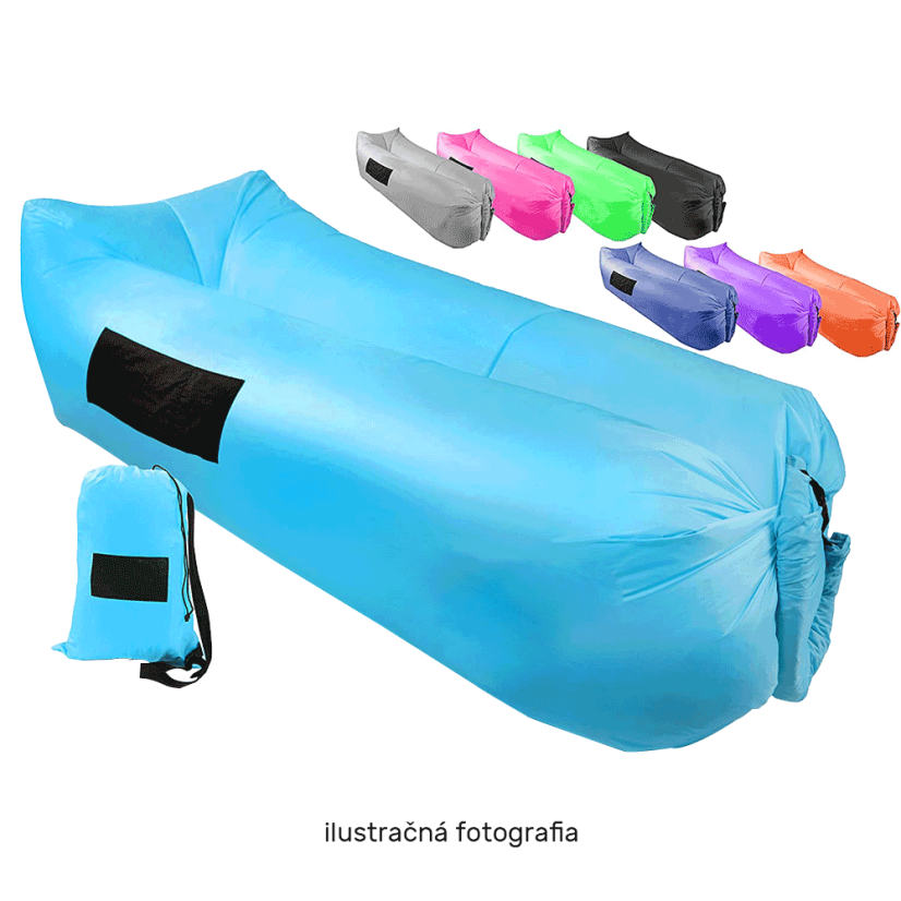 Napihljiva vreča/lazy bag, modra, LEBAG