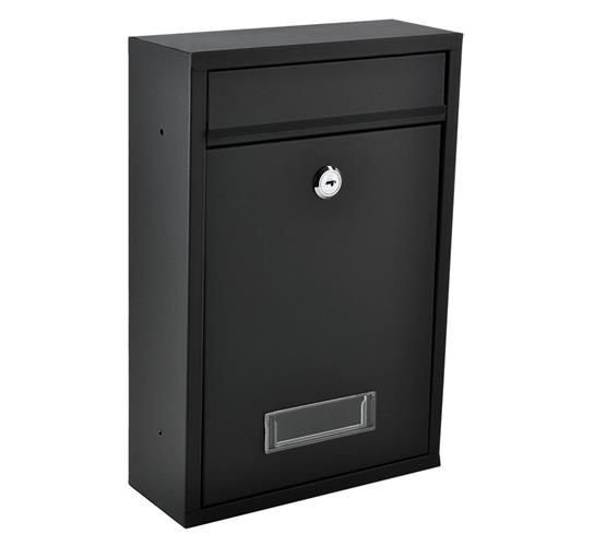 S6237 Briefkasten - schwarz