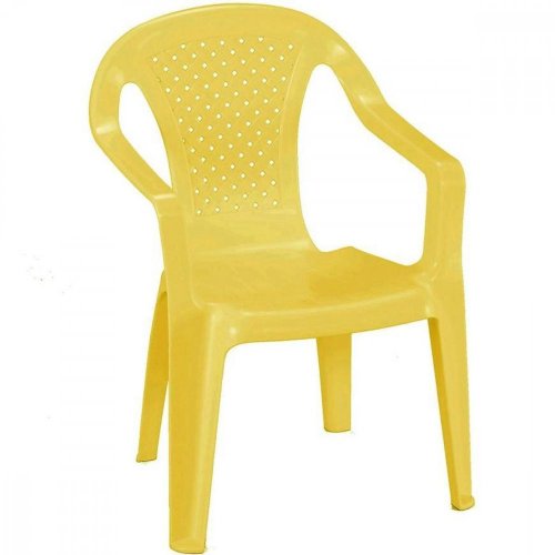 Krzesełko dziecięce BABY żółte KLC