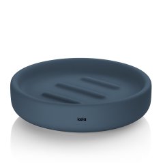Keramická mýdlenka Sana tmavě modrá 3 cm 11,5 cm