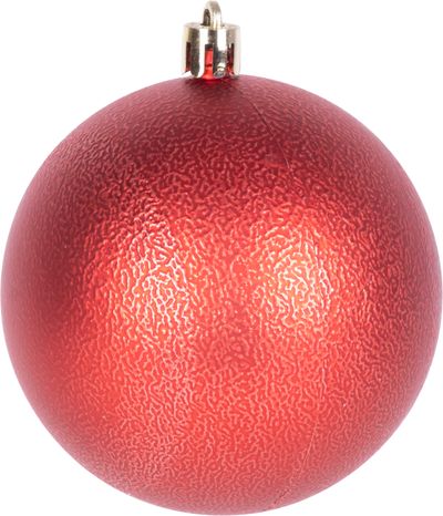 MagicHome Weihnachtskugeln, 14 Stück, rot-weiß, mit Dekoration, für den Weihnachtsbaum, 8 cm - SALE (akce)