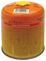 Gázpatron propán-bután 450 g, menetes csatlakozás 7/16", ELICO