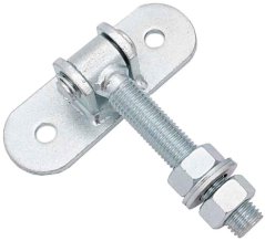 Podesivi šarnir M16, navoj. šipka 130 mm, baza 115x40x5 mm, carinska tarifa 7308 9098 (akce)