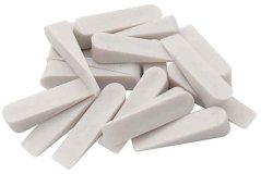 Montage-Kunststoffkeile für Pflaster und Fliesen 30 x 8 x 8 mm, 40 Stück, XL-TOOLS