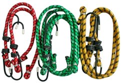 Szorítógumi Strend Pro LB332, 6 mm, 2x 30-50-60 cm, acél kampókkal
