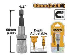 60 mm-es, állítható mélységű bitfej INGCO