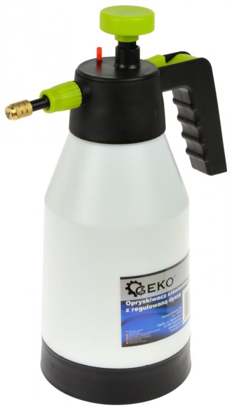 Manueller Drucksprüher 1,5 Liter, mit 360° verstellbarer Düse, GEKO