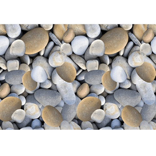 Koberec, vícebarevný, vzor kameny, 80x200, BESS