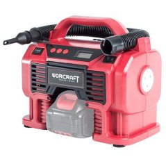 Worcraft CAC-S20Li kompresszor, 20V, 160 Psi, 11 Bar, LED-es világítással