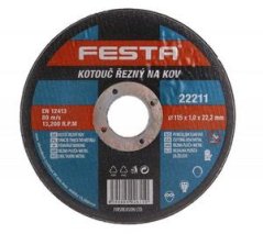 Rezna ploča za metal 115x1x22.2mm FESTA