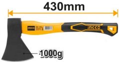 Axt 1000g INGCO Griff Fiberglas KLC