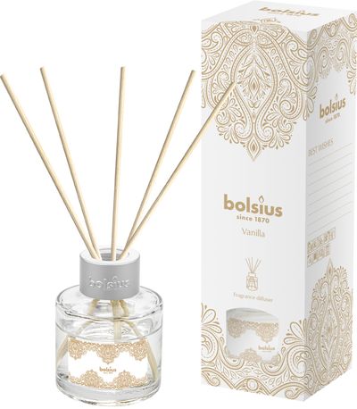 Diffúzor Bolsius Gold csipke, karácsonyi, vanília illatú, 30 ml