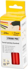 Stock Strend Pro GS-201C, 100x07 mm, rot, VE. 24 Stück, schmelzbar