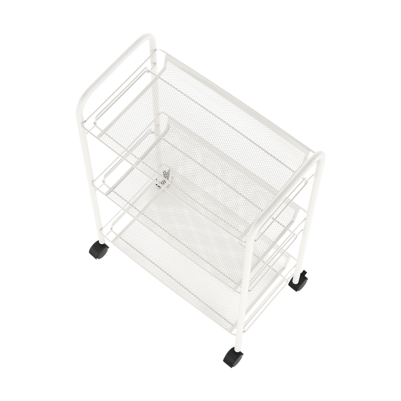 Servírovací vozík, bílá, JARON - AKCE