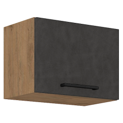 Oberschrank, Eiche Lancelot/Grau matt, VEGA 50 GU-36 1F